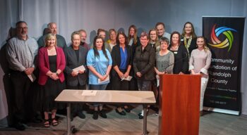 Photo of representatives of grant recipient organizations.
