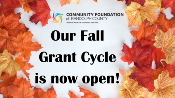 Our Fall Grant Cycle is now open!